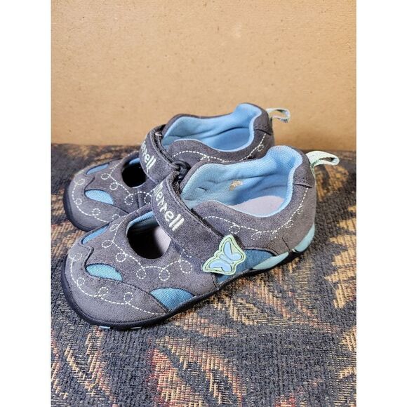 Merrell Girls Grey Mary Jane Slip-ons - Picture 4 of 7